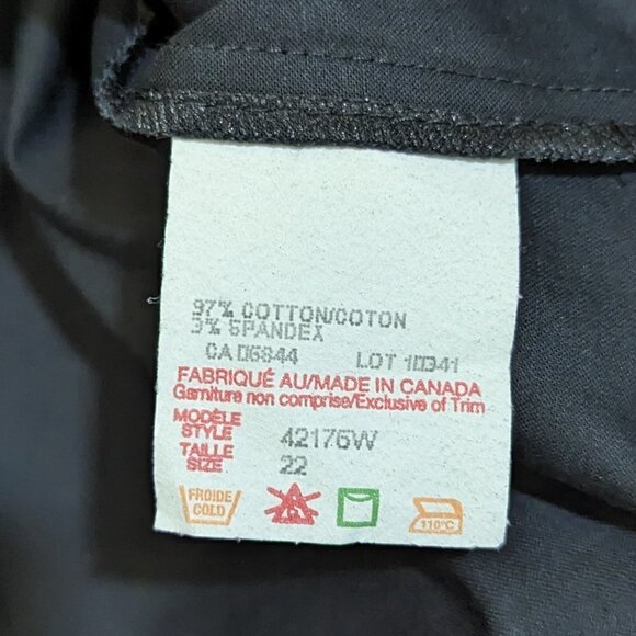 SC BASICS WOMAN from LAURA II Black Shacket Shirt Jacket 22 Plus NEW - Picture 4 of 5